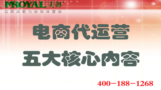 電商代運營五大核心內容_店鋪營銷策劃