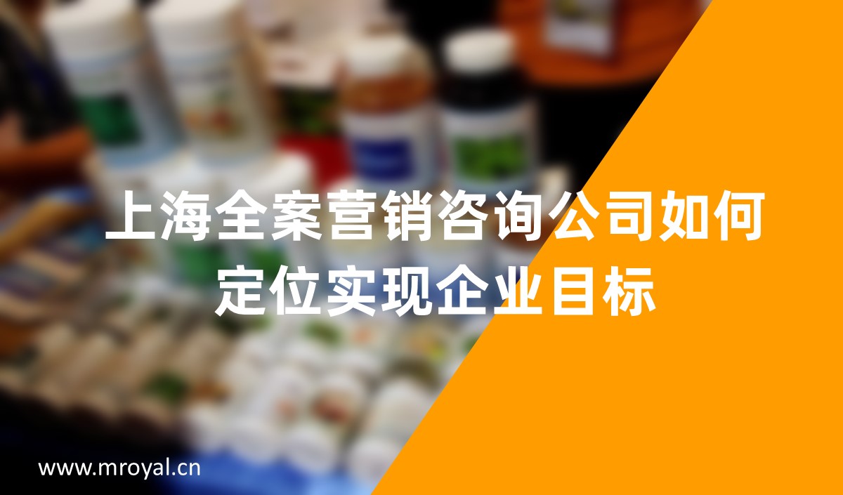 上海全案營(yíng)銷咨詢公司如何定位實(shí)現(xiàn)企業(yè)目標(biāo)