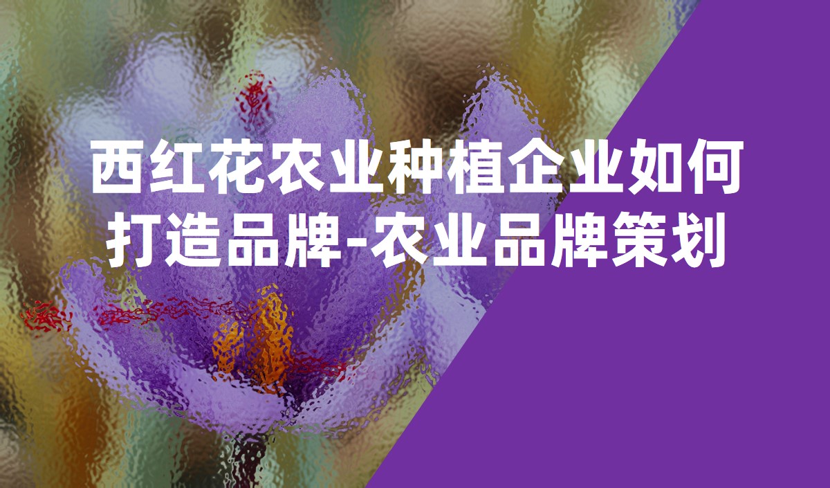 西紅花農業(yè)種植企業(yè)如何打造品牌-農業(yè)品牌策劃